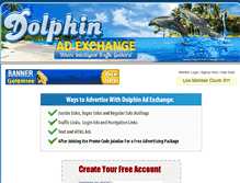 Tablet Screenshot of dolphinadexchange.com